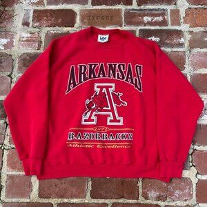 Vintage University of Arkansas Razorbacks Crewneck/Sweatshirt XL